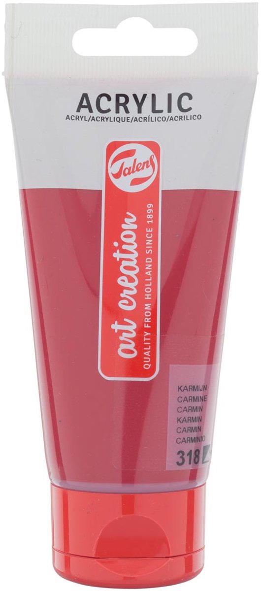 Talens art creation acrylverf tube 75ml karmijn 318