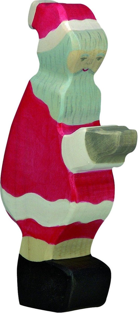 Holztiger kerstmis - kerstman - 9x2x16cm - houten figuur - handgemaakt