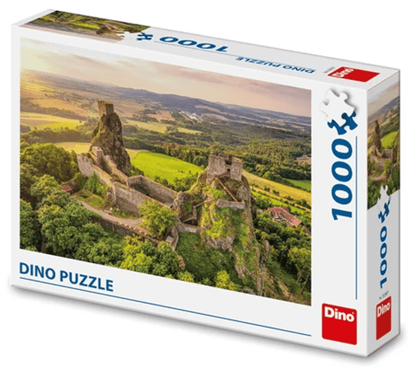 Dinotoys dino puzzel - kasteel trosky in tsjechië - 1000 stukjes
