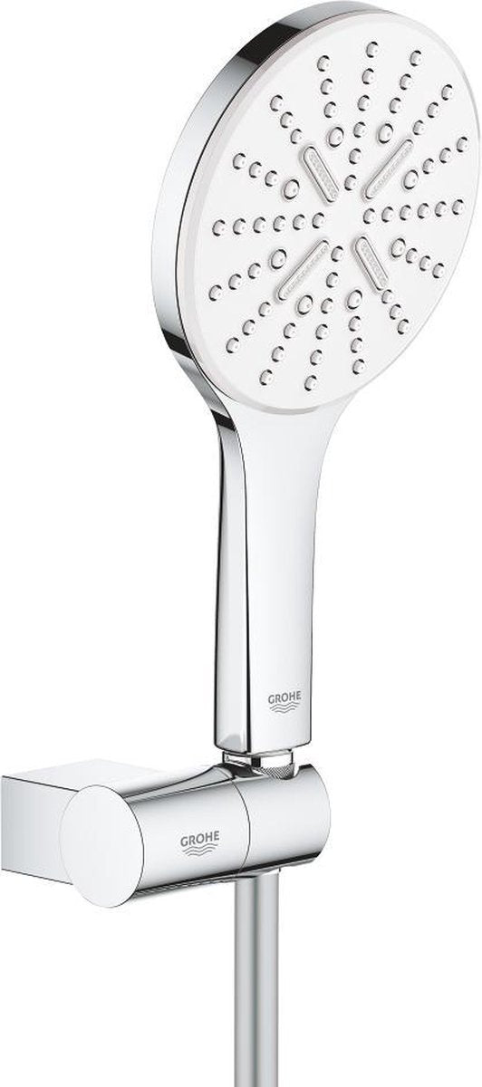 Grohe rainshower smartactive130 doucheset - verstelbaar - chroom moon white - 26580ls0