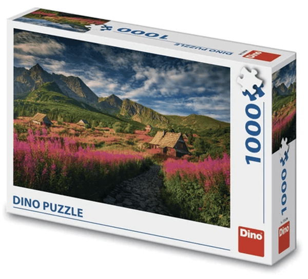 Dinotoys dino puzzel van de gasienica vallei - 1000 stukjes