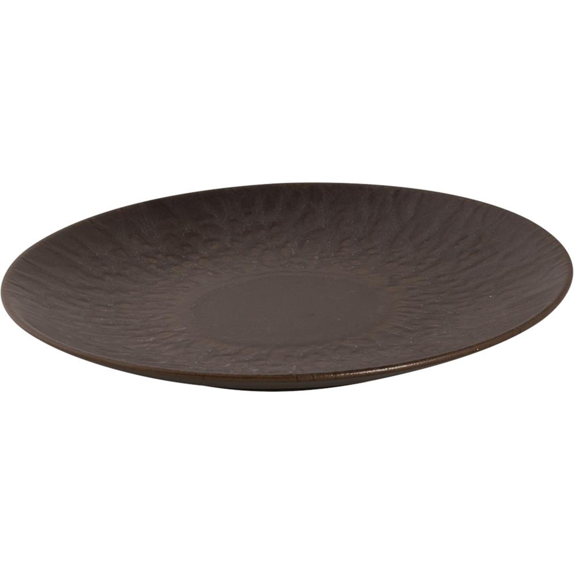 Palmer bord ruston 21cm coupe bruin 6 stuks