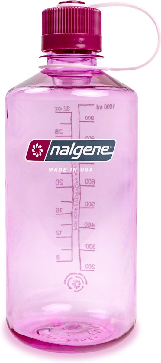 Nalgene - narrow mouth bottle - drinkfles - waterfles - lekvrij - 1000ml - bpa free - sustain - cosmo