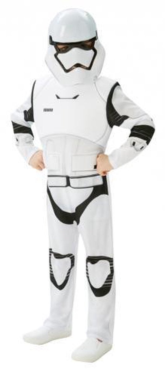 Rubies star wars vii stormtrooper deluxe maat 122 128 - verkleedpak