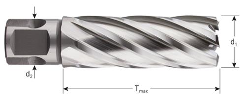 Rotec kernboor hss-xe silver-line 18.0mm sl55