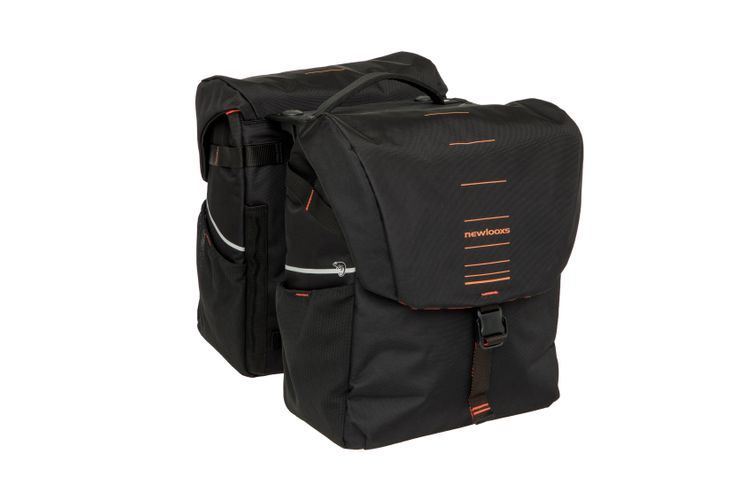 Newlooxs tas new looxs vigo dubbel | zwart oranje | rt 2.0 | 40l