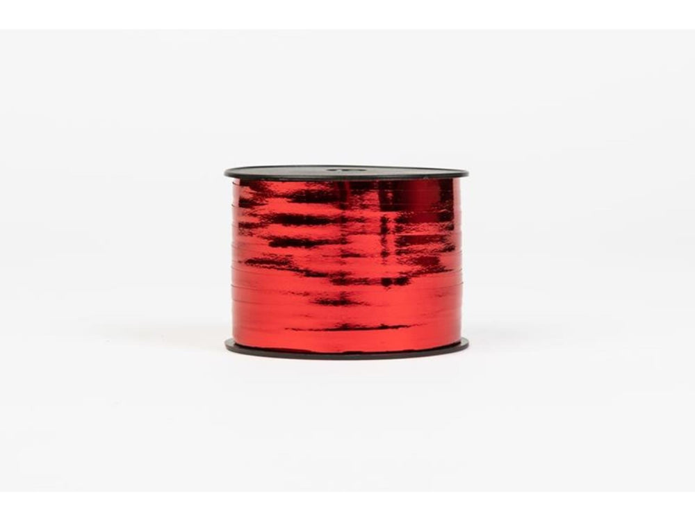 Globos krullint 250mx5mm metallic rood