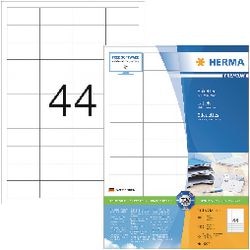 Etiketten herma wit