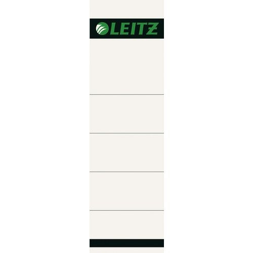Leitz insteeketiketten 1607 karton 160g m2 57 x 191cm wit grijs dubbel bedrukt