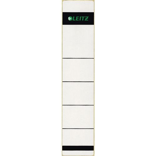 Leitz etiketten 1643 39 x 191cm wit grijs zelklvend