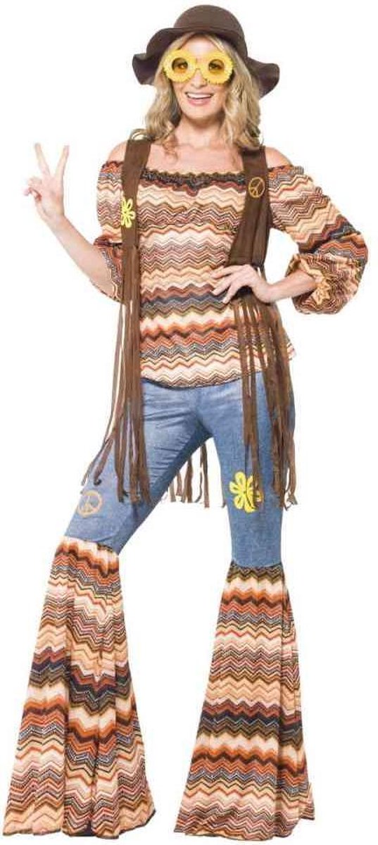 Vegaoo hippie harmonie verkleed pak voor vrouwen - verkleedkleding - medium