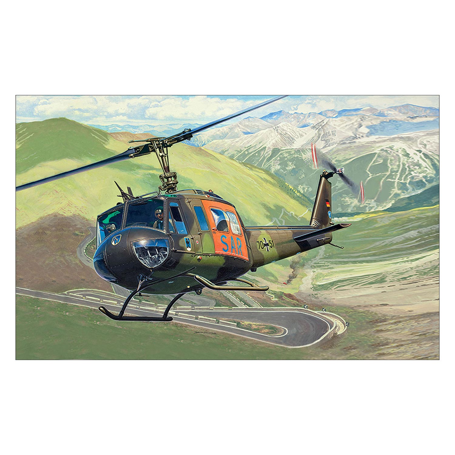 Revell bell uh-1d sar