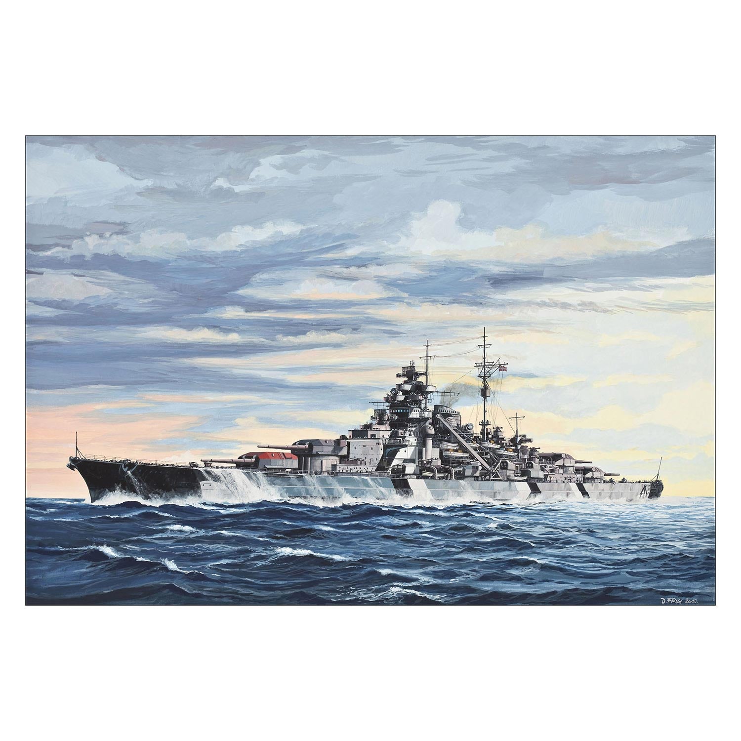 Revell slagschip bismarck - 1:700
