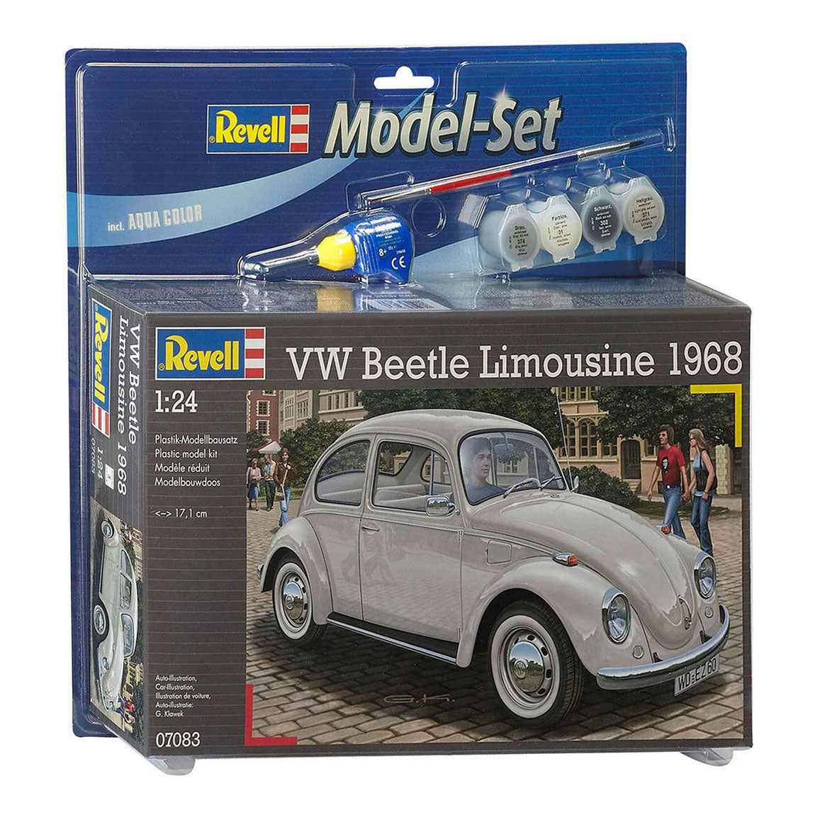Revell modelset - Volkswagen Kever Limousine 68