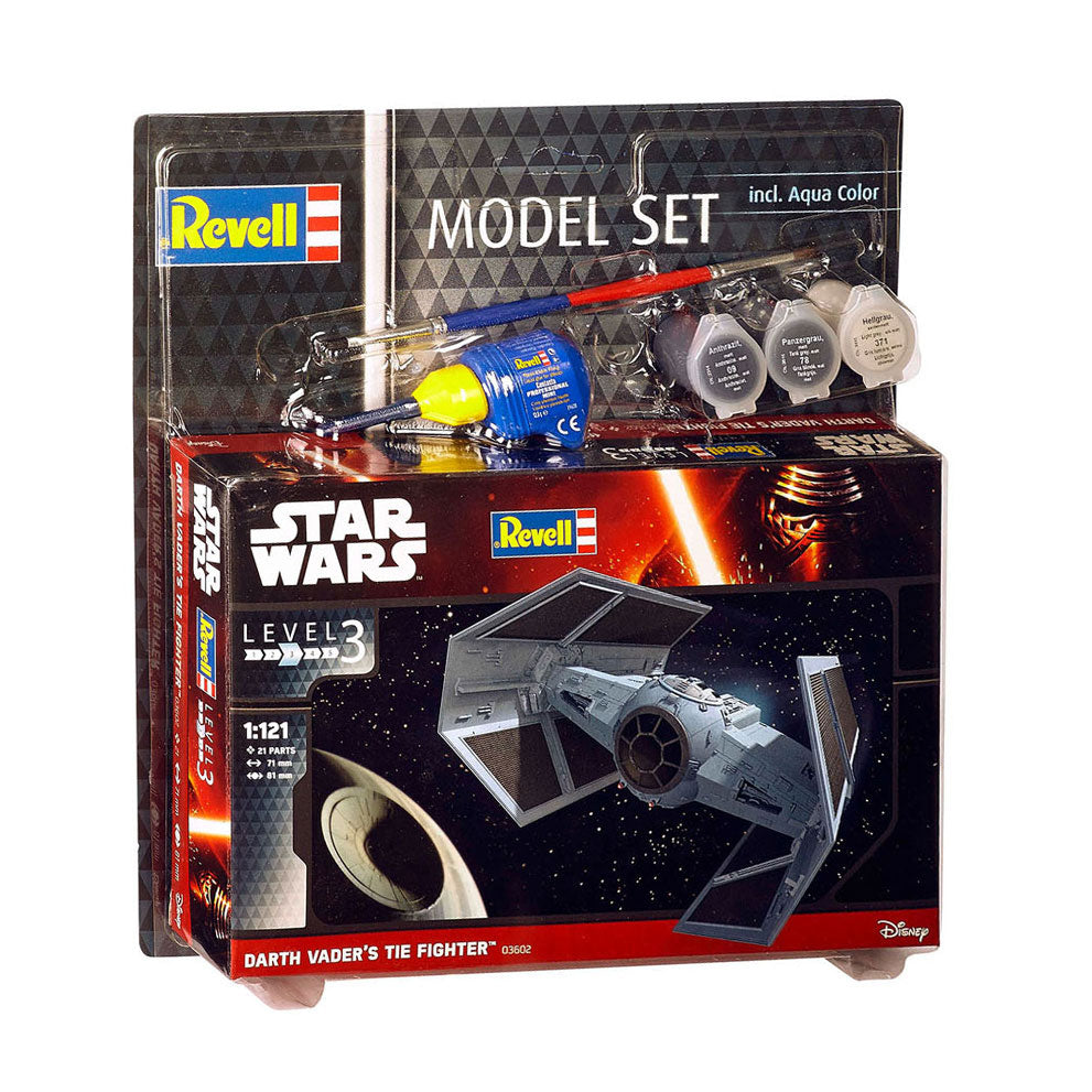 Revell model set darth vader's tie fighter - incl. basiskleuren verf