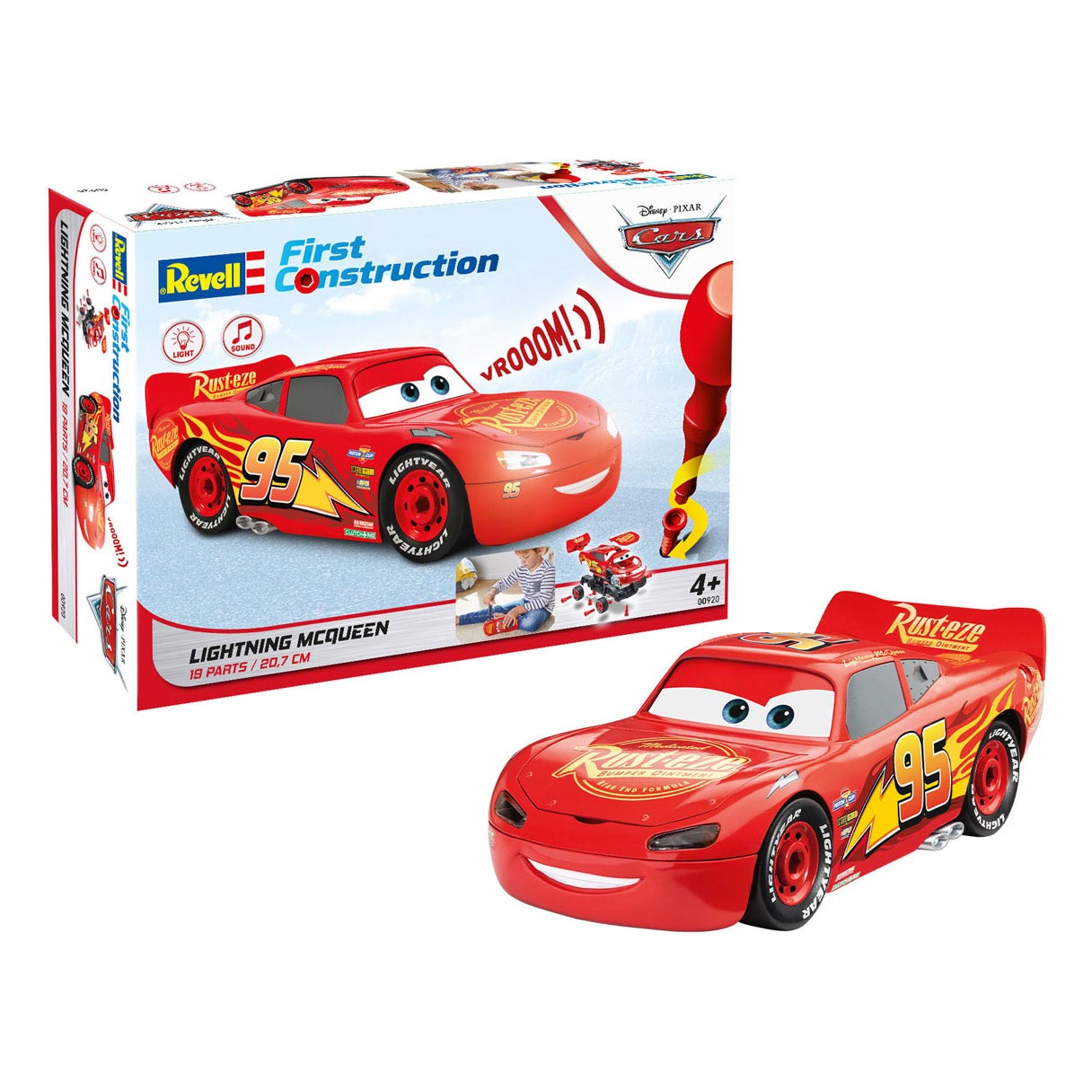 Revell First - Cars Lightning McQueen met Licht en Geluid