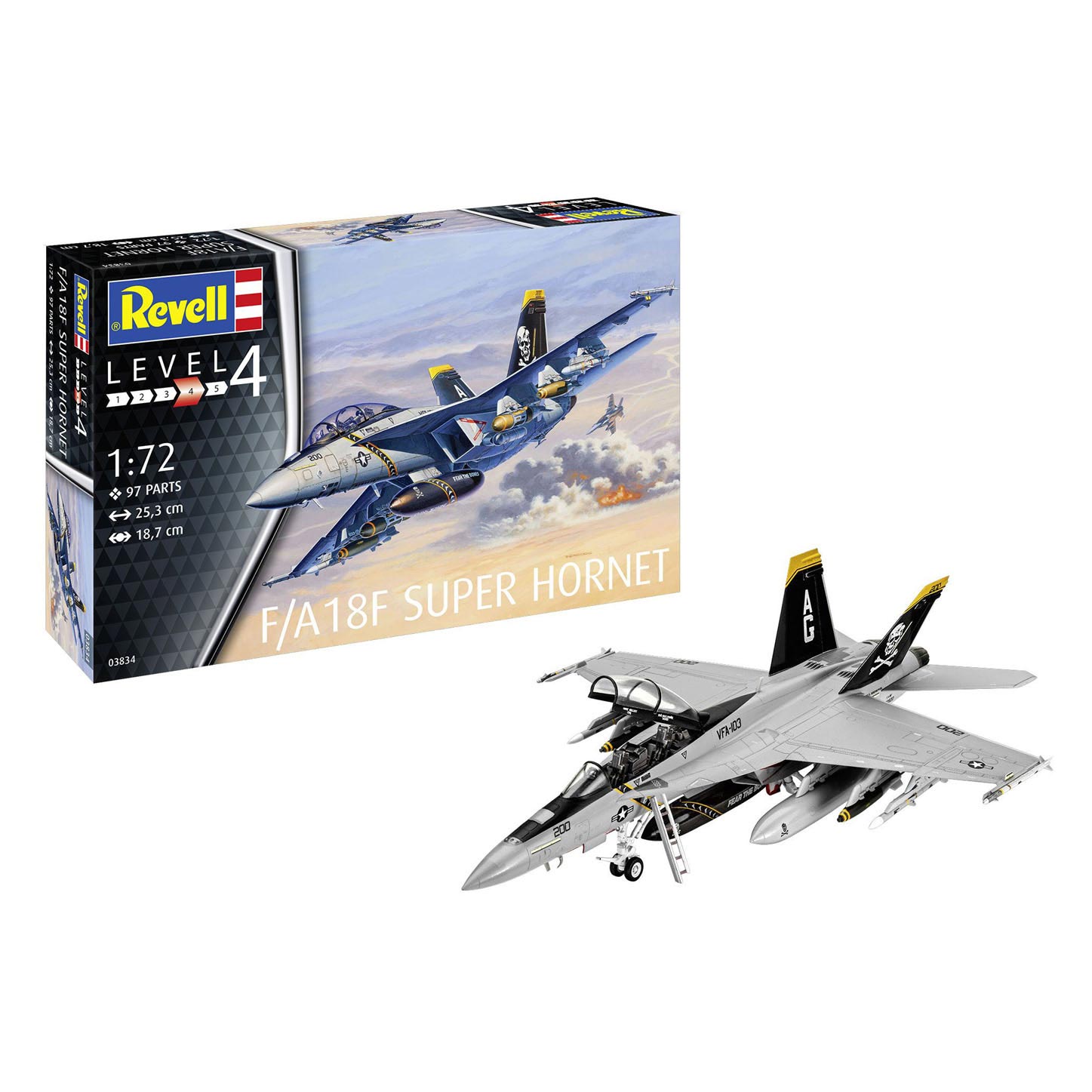 Revell f a-18f super horzel modelbouw