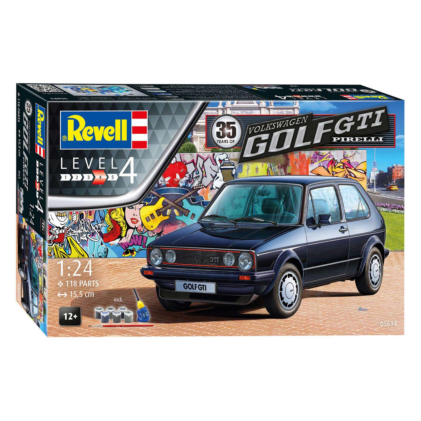 Revell cadeauset volkswagen golf gti pirelli modelbouw