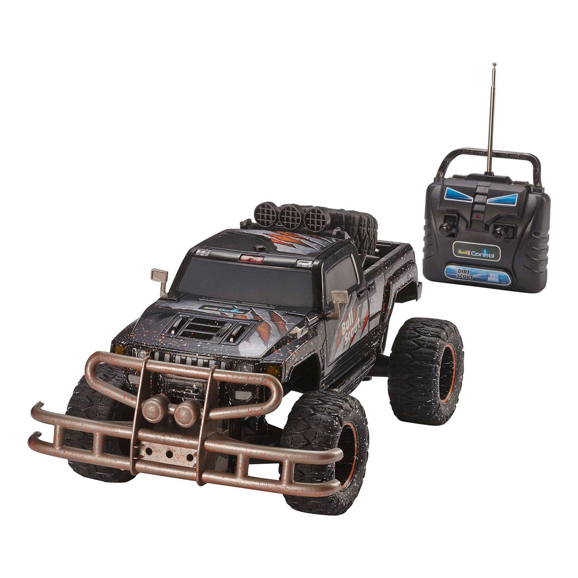 Revell rc bestuurbare auto - monster truck bull scout