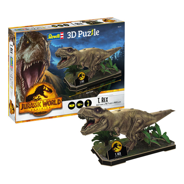 Revell 3d puzzel bouwpakket - jurassic world dominion t-rex
