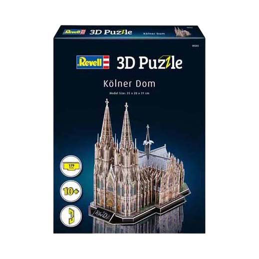 Revell 3d puzzel bouwpakket cologne cathedral - 179dlg.