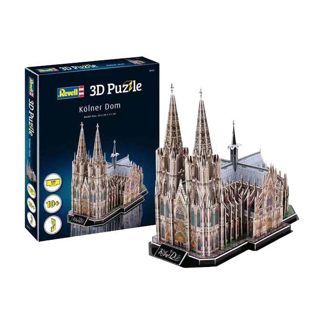 Revell 3d puzzel bouwpakket cologne cathedral - 179dlg.