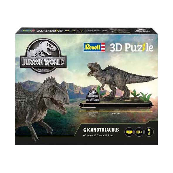 Revell 3d puzzel bouwpakket jurassic world - giganotosaurus - 60dlg.
