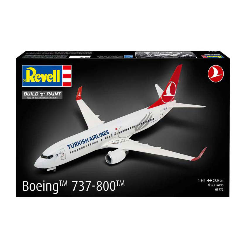Revell modelbouwpakket - boeing 737-800 turkish airlines 1:144 - 63dlg.