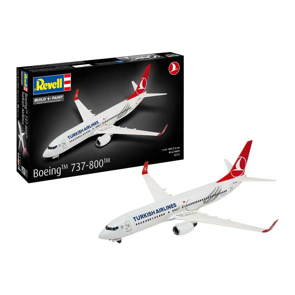 Revell modelbouwpakket - boeing 737-800 turkish airlines 1:144 - 63dlg.