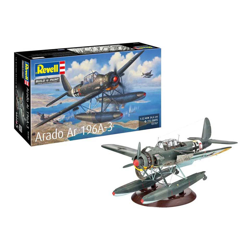 Revell modelbouwpakket - arado ar196a-3 seaplane 1:32 - 192dlg.