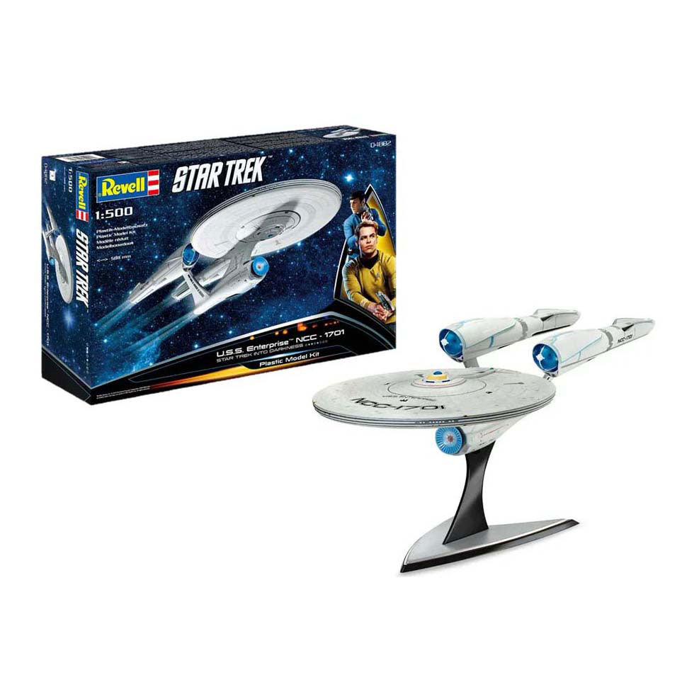 Revell modelbouwpakket militaire voertuigen - 04882 u.s.s. enterprise ncc-1701 - into darkness plastic - 1:500 - modelbouw