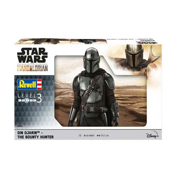 Revell modelbouwpakket star wars - din djarin the bounty hunter the mandalorian 1:9 - 60dlg.