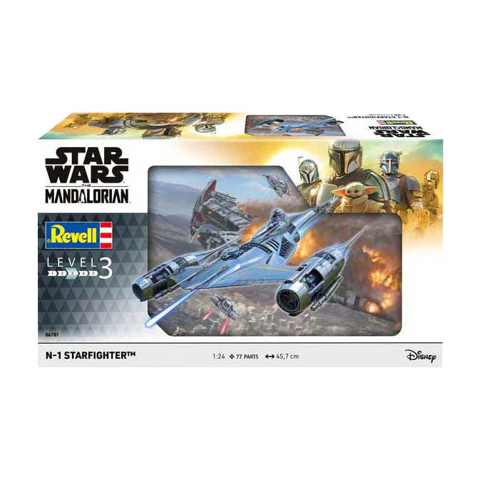 Revell modelbouwpakket star wars - n1 starfighter the mandalorian 1:24 - 77dlg.