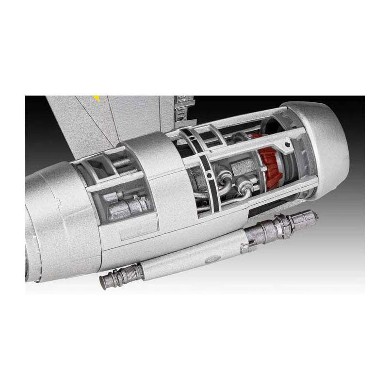 Revell modelbouwpakket star wars - n1 starfighter the mandalorian 1:24 - 77dlg.