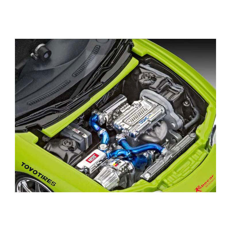 Revell modelbouwpakket fast furious - brian's 1995 mitsubishi eclipse 1:25 - 75dlg.