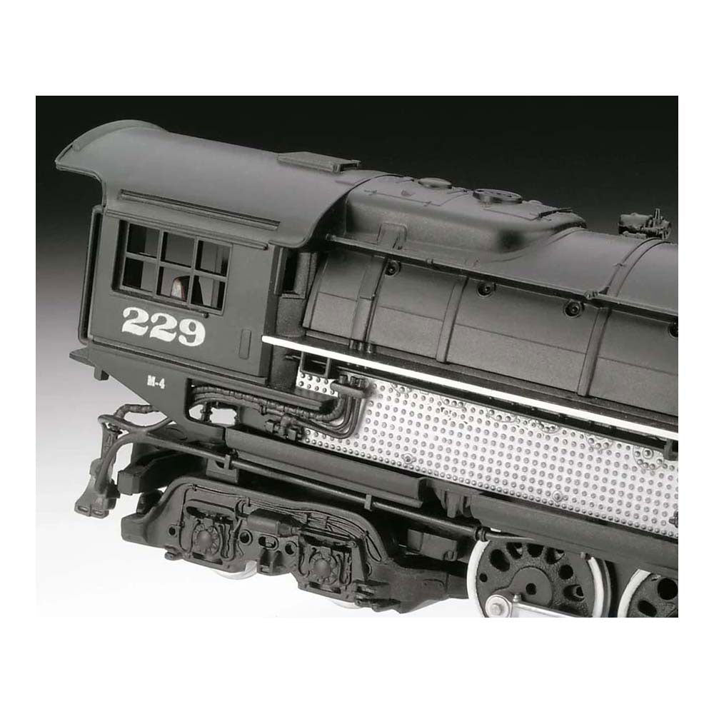 Revell modelbouwpakket - big boy locomotive 1:87 - 233dlg - incl. basiskleuren verf
