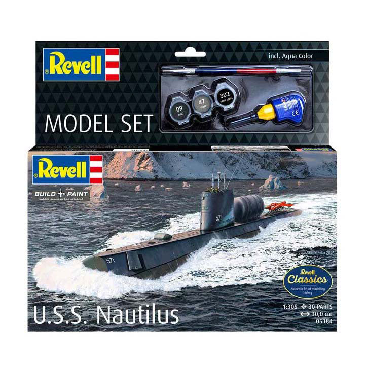 Revell modelbouwpakket - u.s.s. nautilus 1:305 - 30dlg.