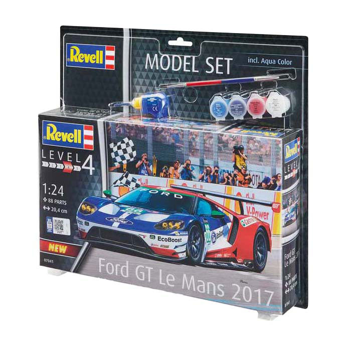 Revell modelbouwpakket - ford gt le mans 1:24 - 88dlg. - incl. basiskleuren verf