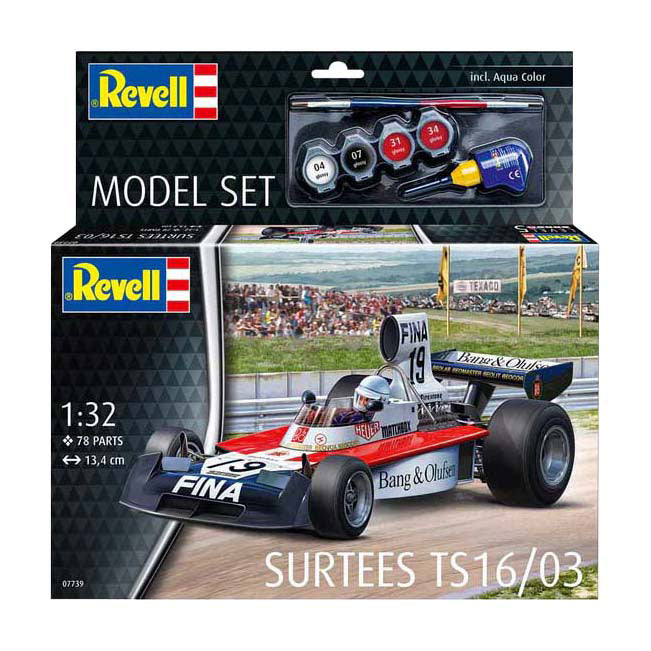 Revell modelbouwpakket - surtees ts16 03 formule 1 1:32 - 78dlg. - incl. basiskleuren verf