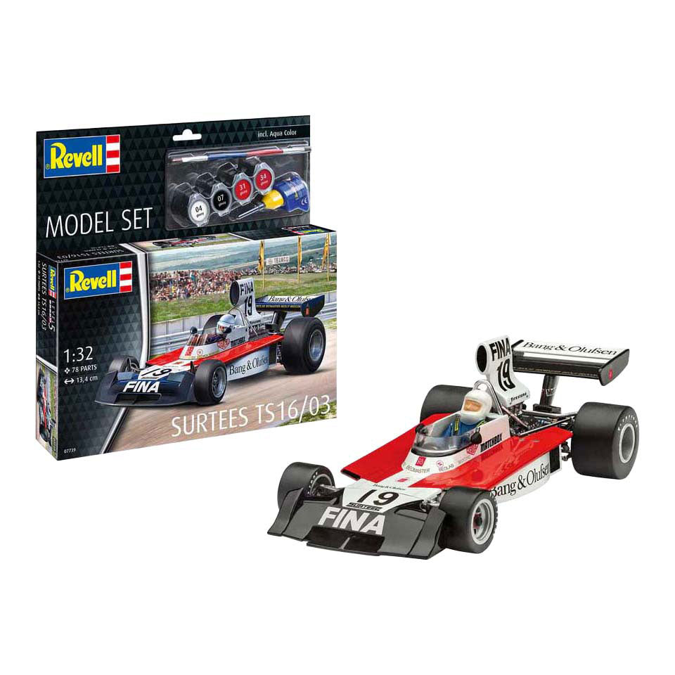 Revell modelbouwpakket - surtees ts16 03 formule 1 1:32 - 78dlg. - incl. basiskleuren verf