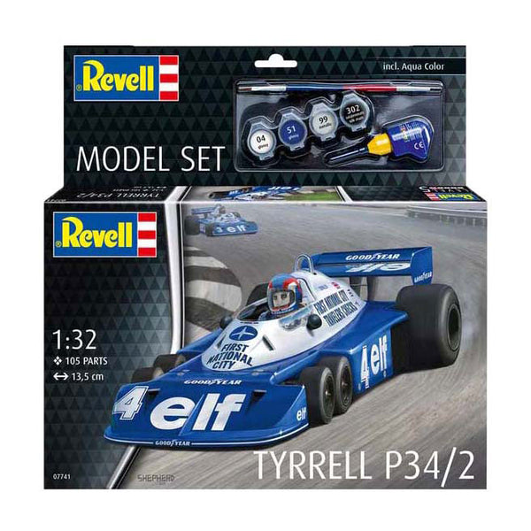 Revell modelbouwpakket - tyrrel p34 2 1:32 - 105dlg. - incl. basiskleuren verf