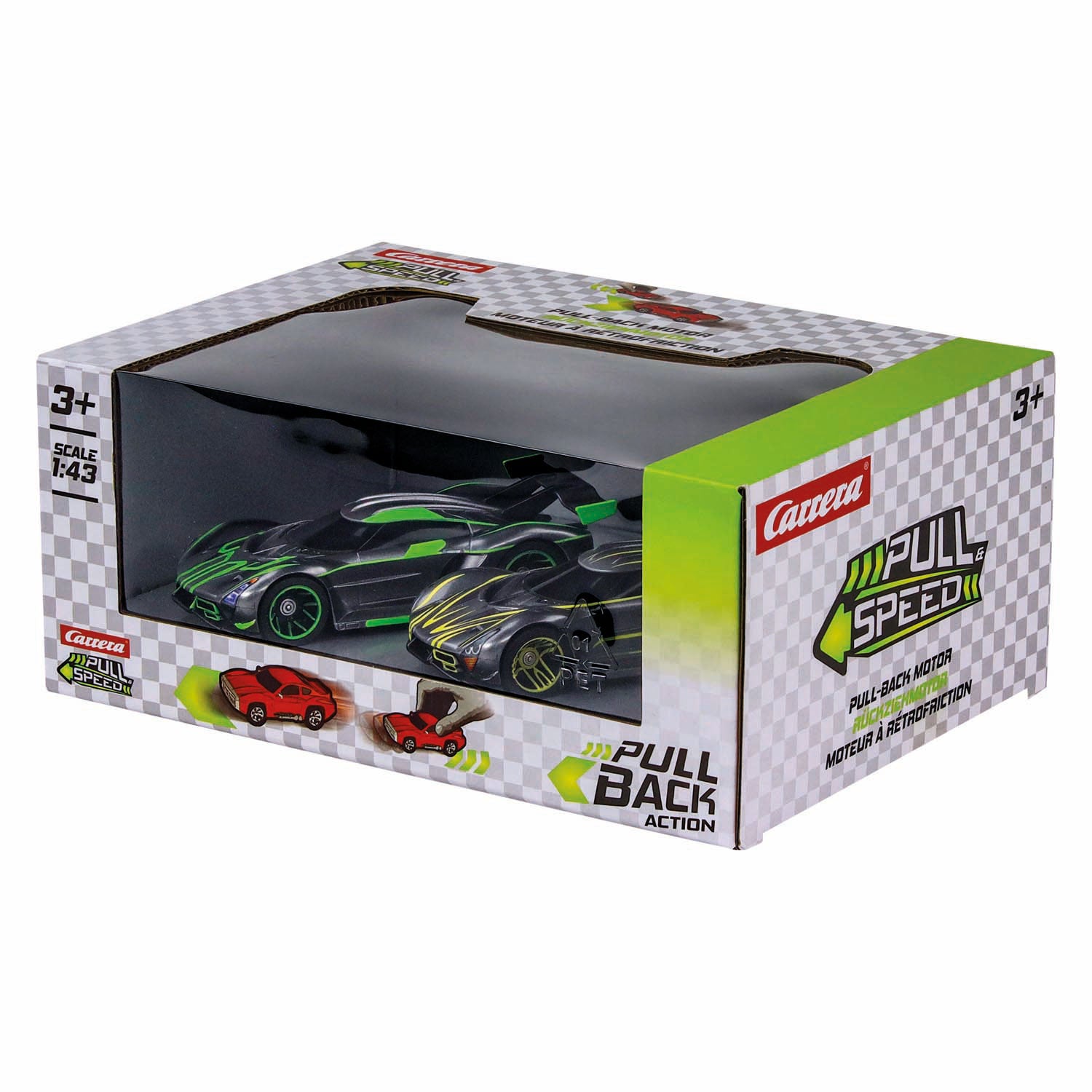 Carrera pull back hypercars twinpack - 1:43