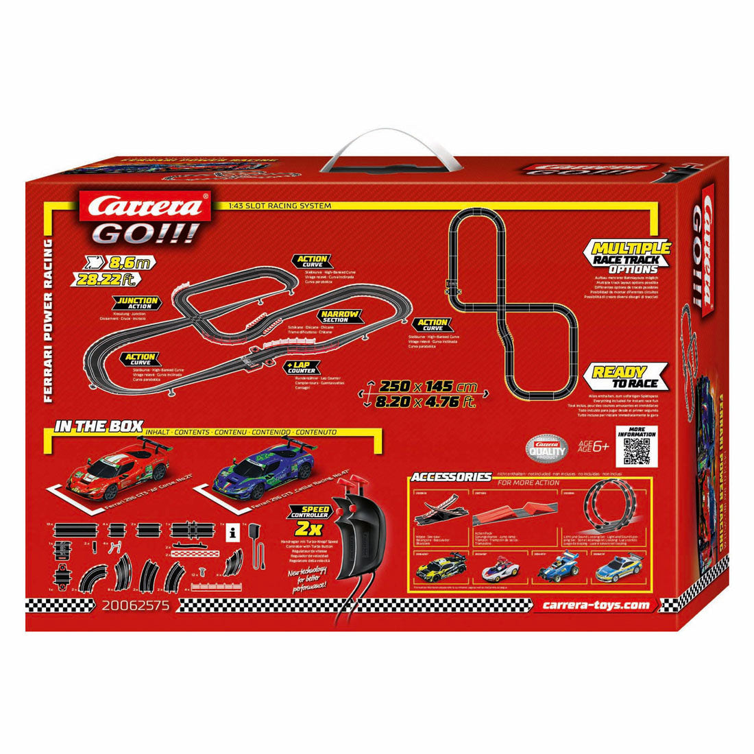 Carrera go!!! racebaan - ferrari power racing
