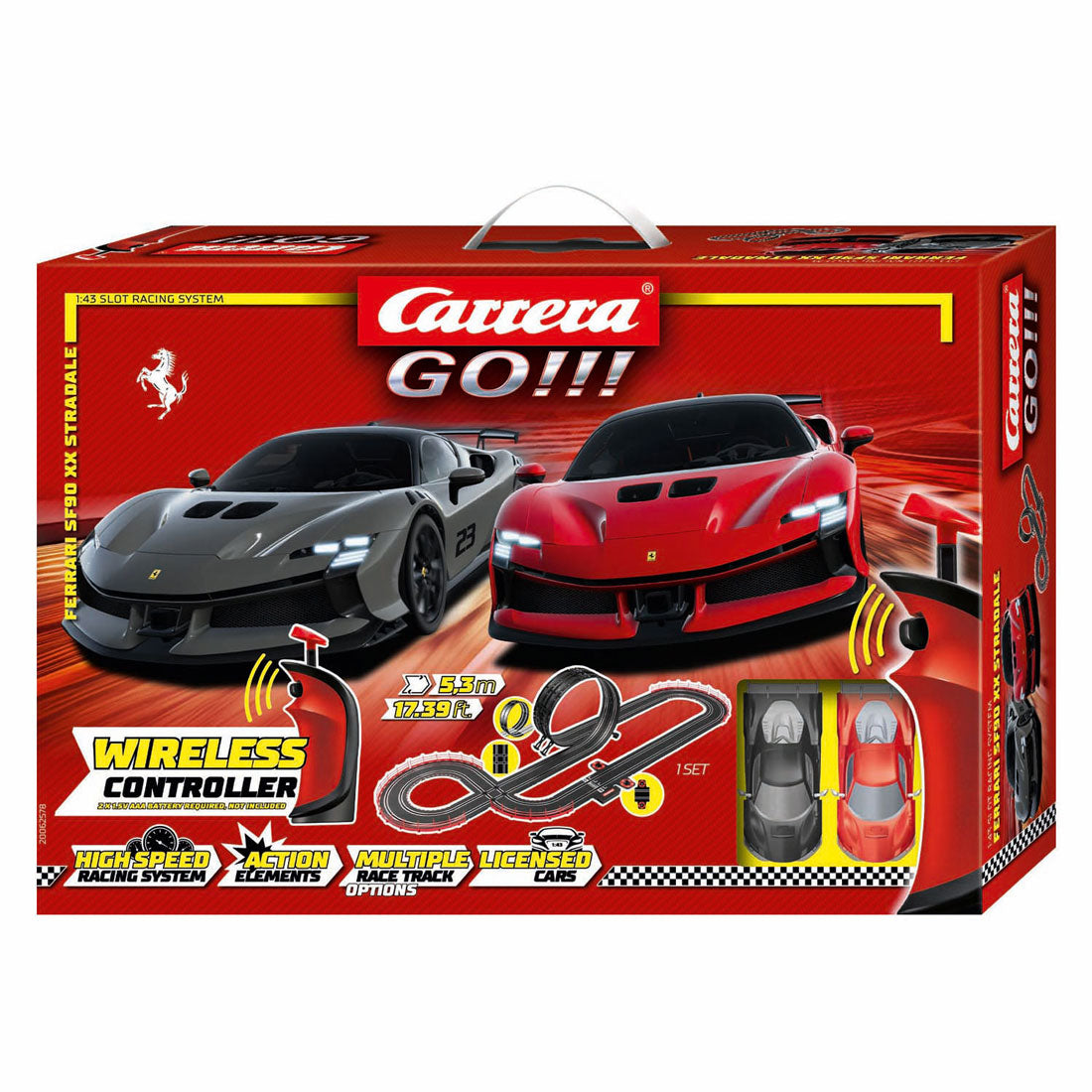 Carrera go!!! racebaan - ferrari sf90 xx stradale