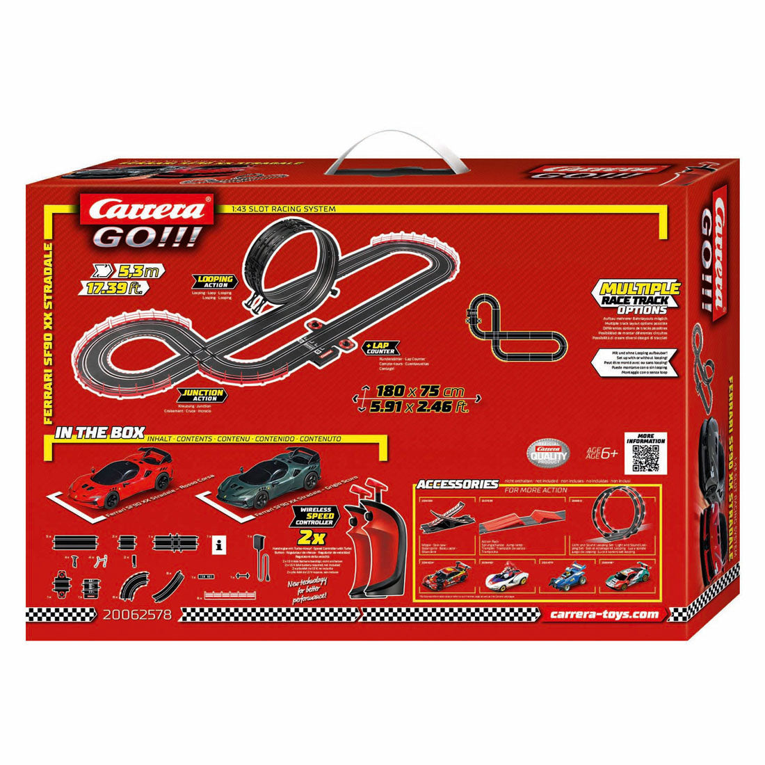 Carrera go!!! racebaan - ferrari sf90 xx stradale
