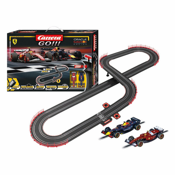 Carrera go!!! racebaan - champion's racing m. verstappen no.1 vs. l. hamilton no.44