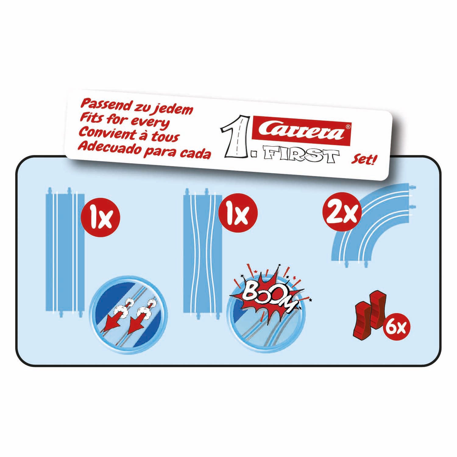 Carrera first racebaan uitbreidingsset