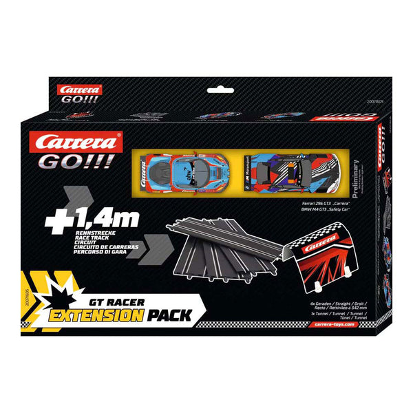 Carrera go!!! gt racer uitbreidingsset 1:43 - bmw m4 gt3 vs. ferrari 296 gt3
