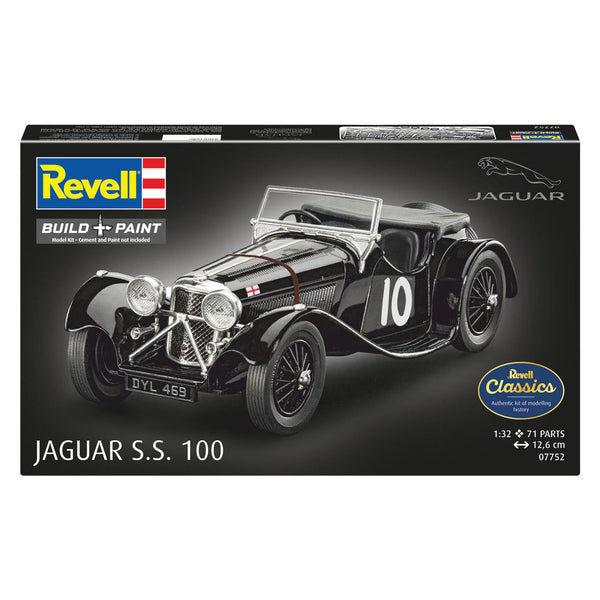 Revell modelbouwpakket jaguar ss 100 1:32 - 71dlg.