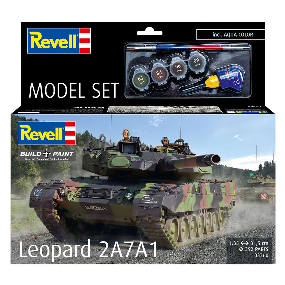 Revell modelbouwpakket leopard 2a7a1 1:35 - 392dlg.